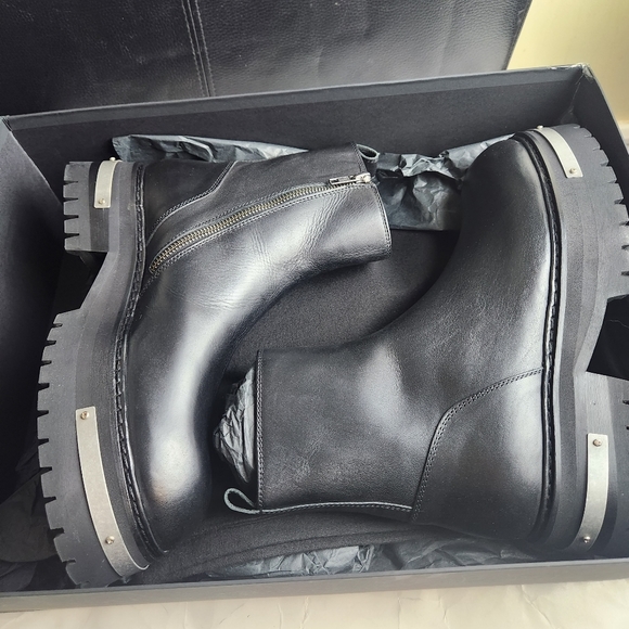 Ann Demeulemeester Black Chunk Sole Ankle Boots size 40 BNWT - Picture 5 of 11